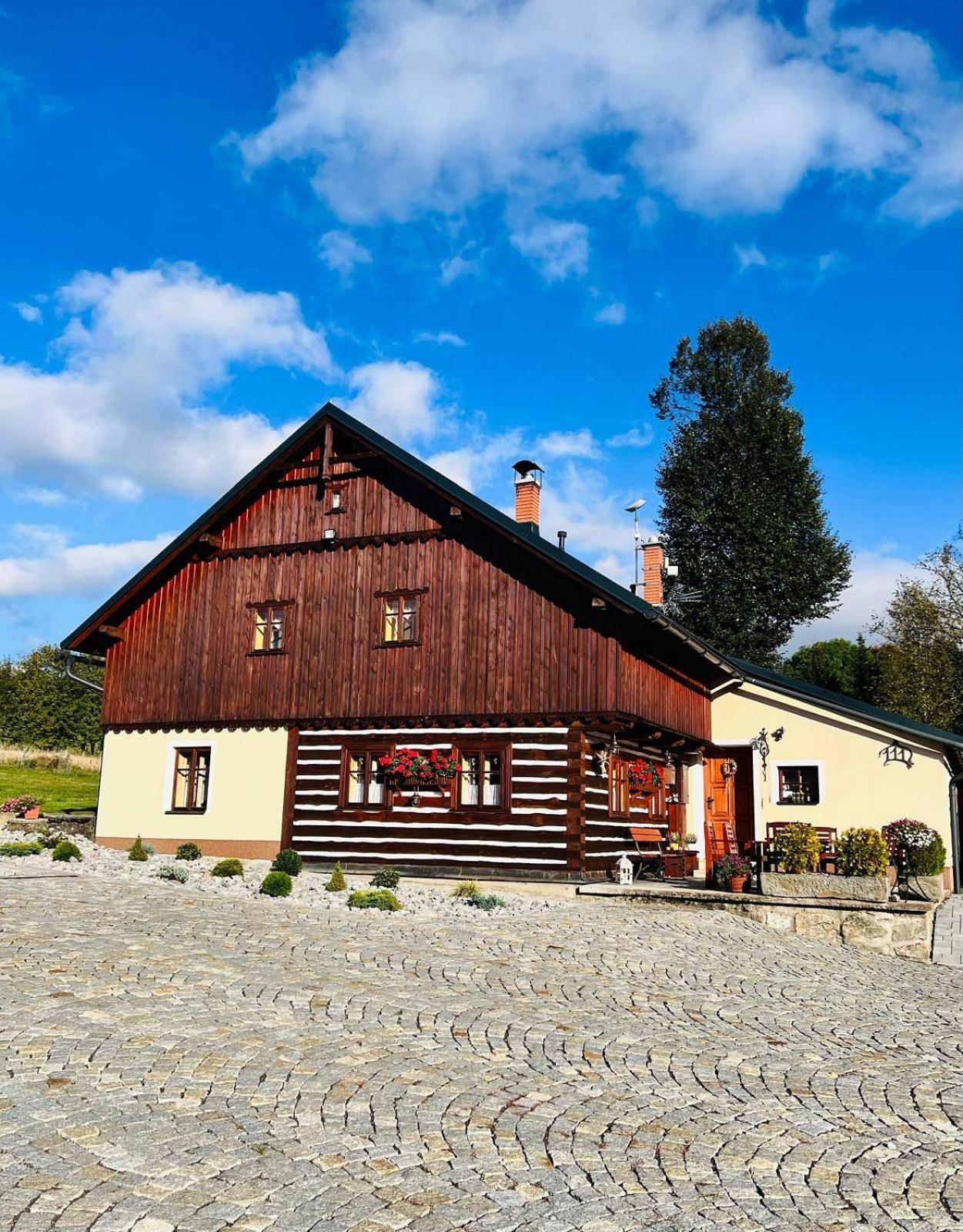 Chalupa Chriby Destne v Orlickych horach Esterno foto