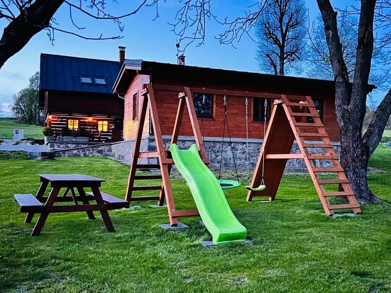 Chalupa Chriby Destne v Orlickych horach Esterno foto