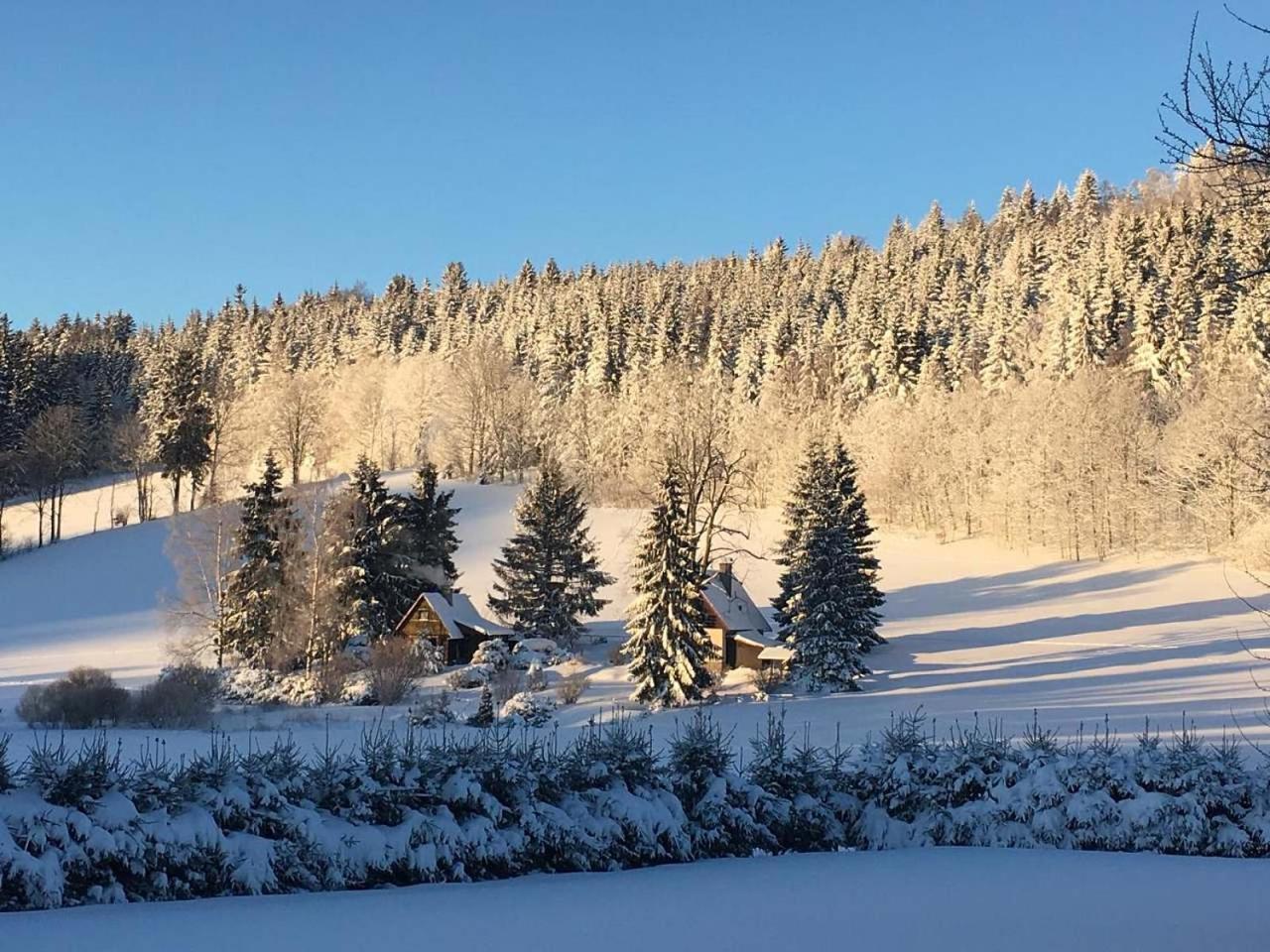 Chalupa Chriby Destne v Orlickych horach Esterno foto